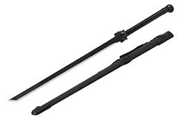 Espada Ninja, De dos manos - Hu yan, Rígida Semi-afilada