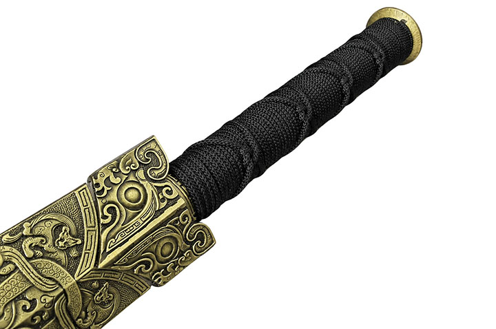 Épée Han YinNeng - Poignée bronze, Rigide