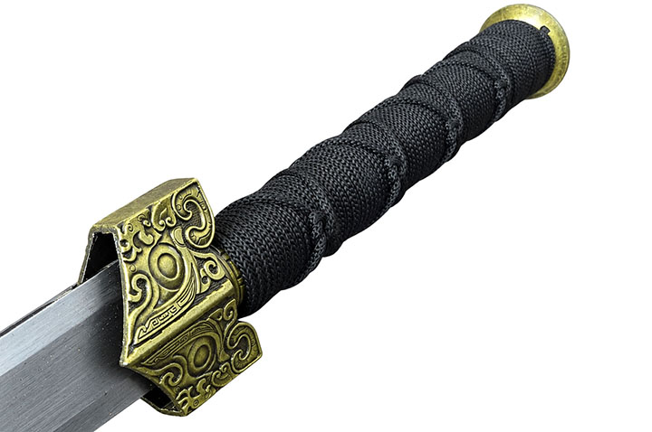 Espada Han YinNeng - Punho bronze, rígido