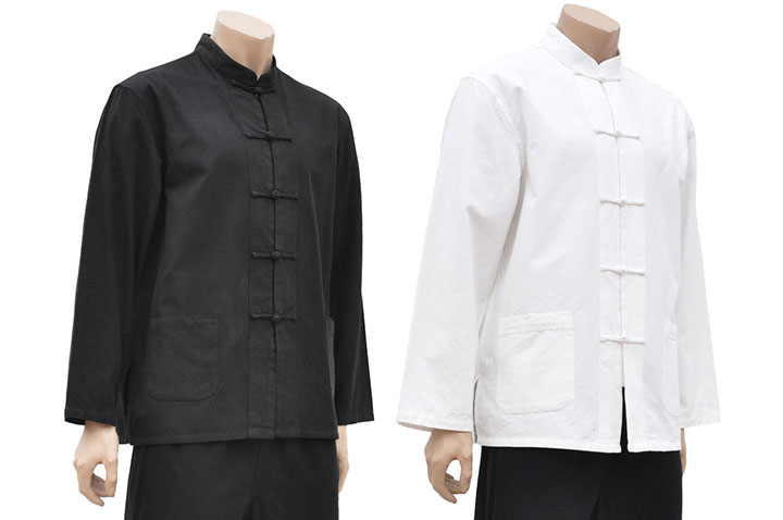 Traditional Top «Tangzhuang» Long Sleeves, Cotton