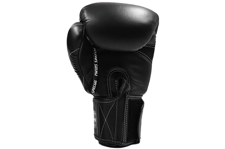 Guantes de Boxeo, Cuero - BGVL 14 Black, Twins