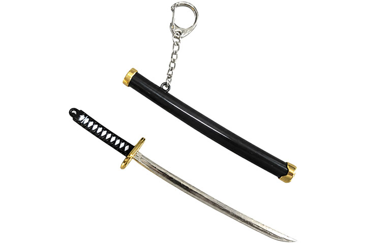 Porte-clés & Ouvre-lettres Katana, Couleur Unie
