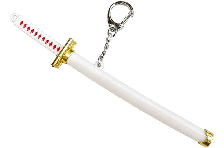 Katana Keychain & Letter Opener, Plain Colour