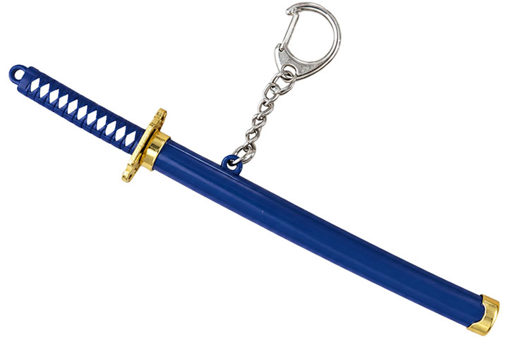 Katana Keychain & Letter Opener, Plain Colour