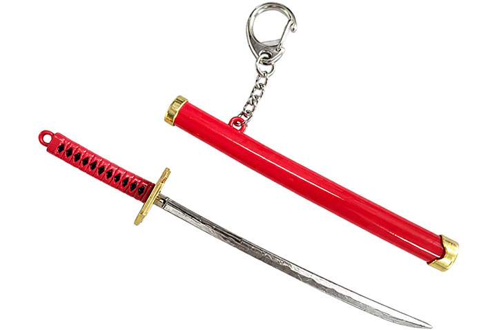 Porte-clés & Ouvre-lettres Katana, Couleur Unie