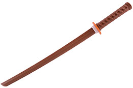 Wooden color Bokken, Polypropylene