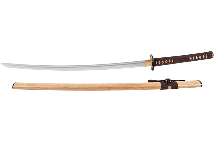 Katana Fudoshin, Bois Naturel - Aiguisé