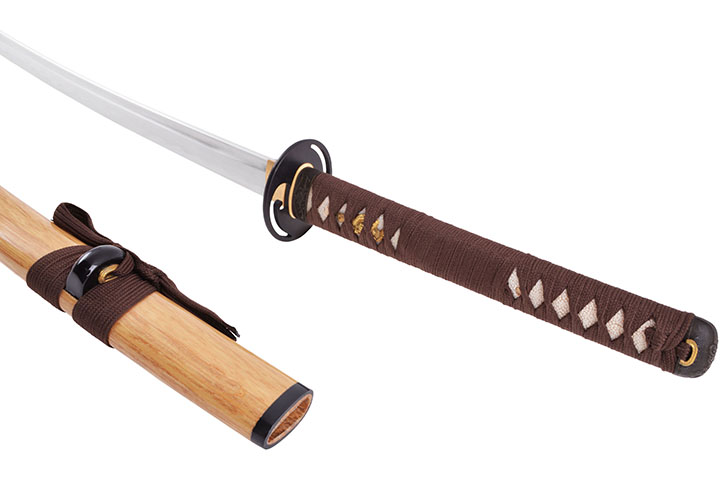 Katana Fudoshin, Madera Natural - Afilada