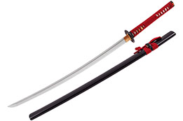 Katana Fudoshin, Vermelho & Preto - Afiado