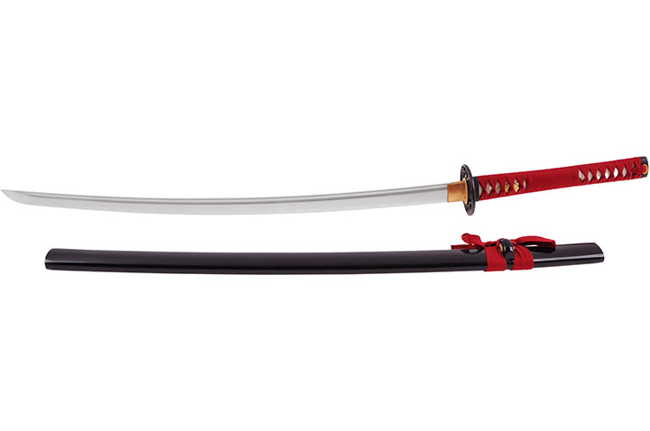 Katana Fudoshin, Vermelho & Preto - Afiado
