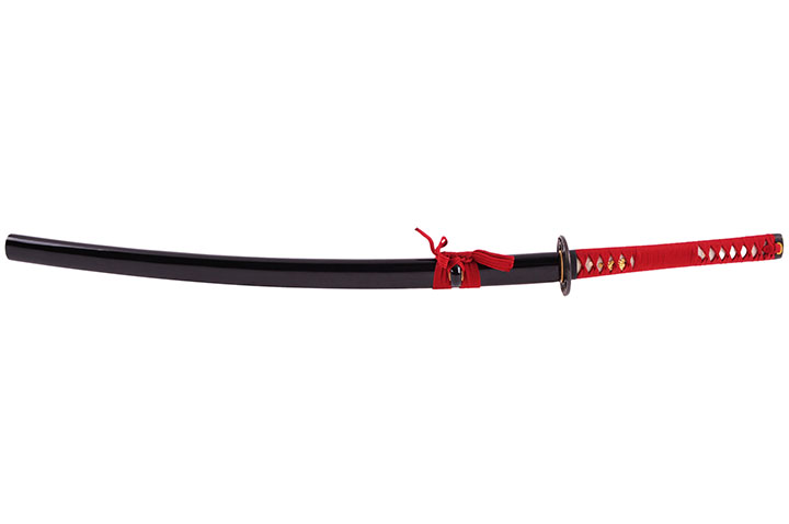 Katana Fudoshin, Red & Black - Sharpened
