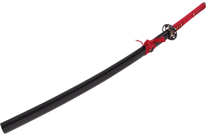 Katana Fudoshin, Rojo y Negro - Afilado
