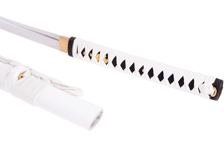 Katana Shirasaya Fudoshin, White - Sharpened