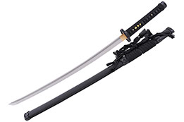 Katana Tachi Bushido, Kokuei - Damascus steel, Sharpened