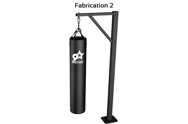 Potence au sol PRO, pour 1 sac de frappe | NineStars®