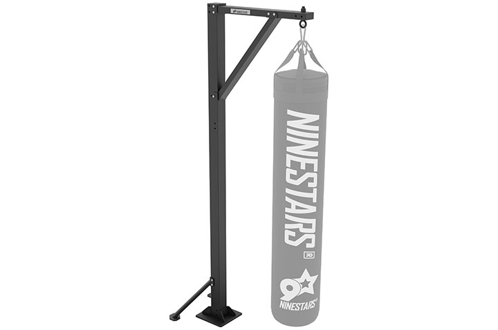 Soporte de suelo profesional, para 1 saco, con brazo de refuerzo | NineStars®