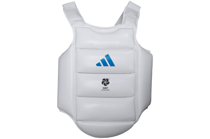 Plastron Karaté Blanc, WKF - ADIPKID, Adidas