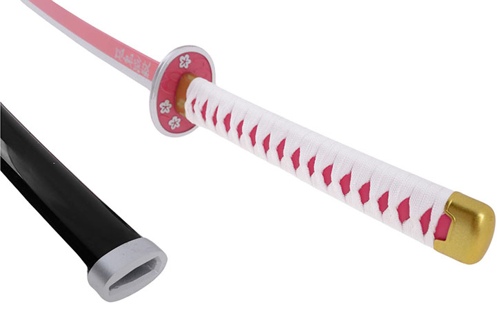Katana Kanao Tsuyuri - Demon Slayer, Wood replica