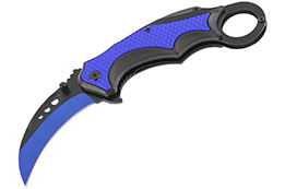 Karambit, azul elétrico