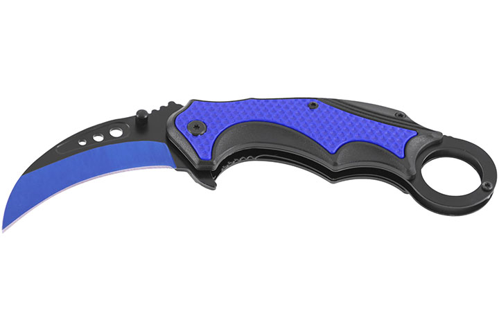 Karambit, azul eléctrico