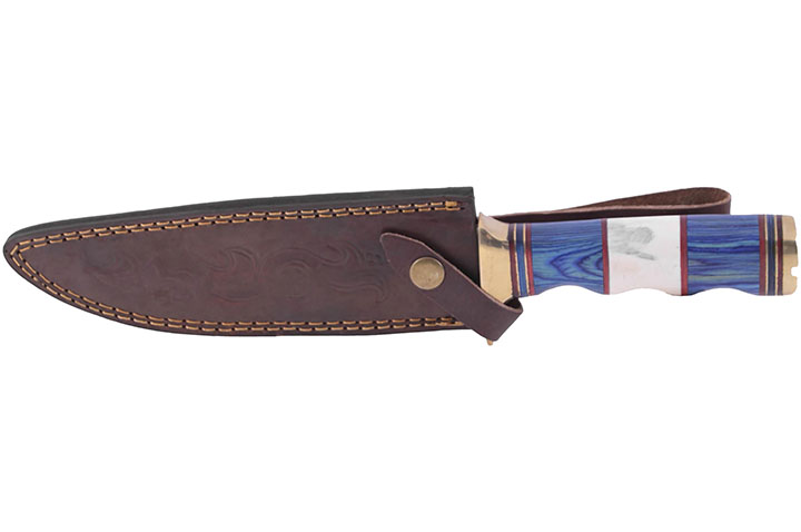 Adaga de Caça Grande, Tricolor (32cm)