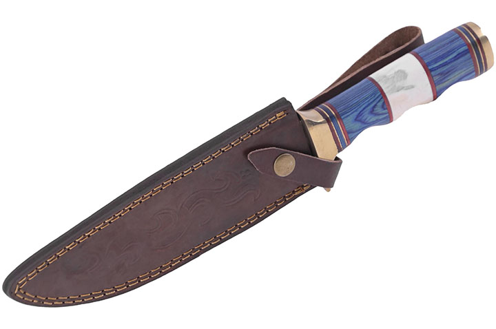 Adaga de Caça Grande, Tricolor (32cm)
