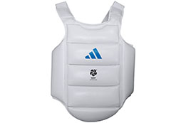 Plastron Karaté Blanc, WKF - ADIPKID, Adidas