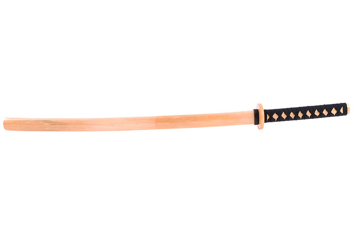 Katana avec fourreau, Entraînement - Bambou naturel