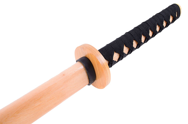 Katana com bainha, Treino - Bambu natural