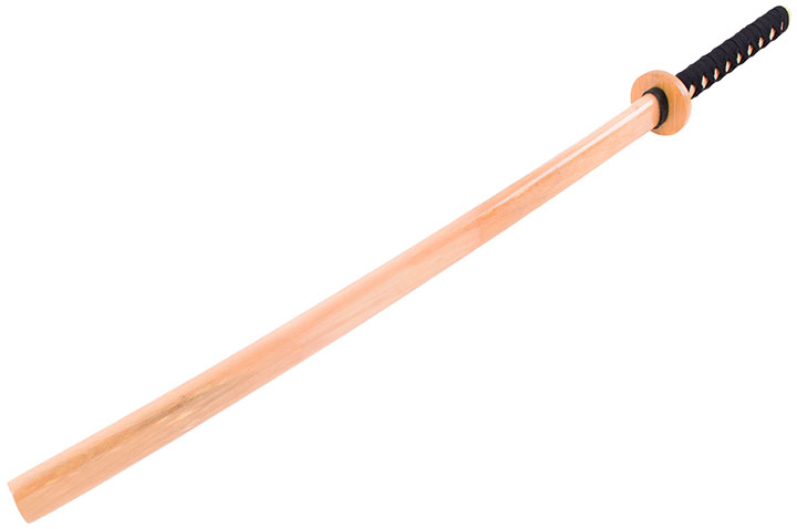 Katana avec fourreau, Entraînement - Bambou naturel