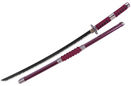 Katana avec lame bois, Sandai Kiketsu, Zoro - One Piece