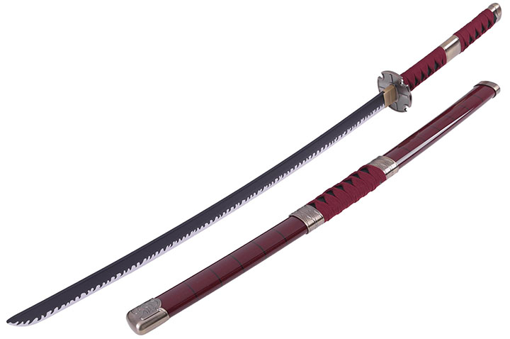 Katana avec lame bois, Sandai Kiketsu, Zoro - One Piece