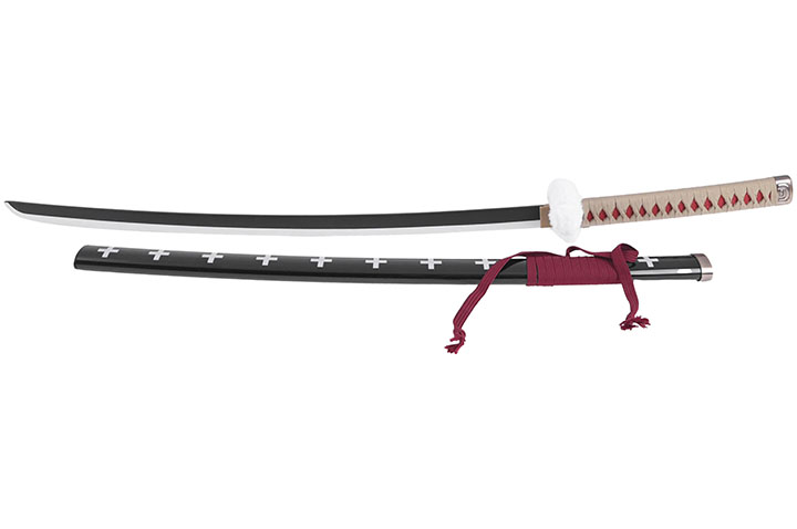 Katana avec lame bois, Kikoku, Trafalgar Law - One Piece
