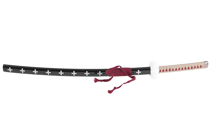 Katana com lâmina de madeira, Kikoku, Trafalgar Law - One Piece