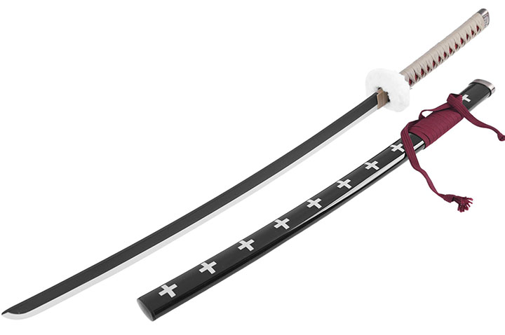 Katana com lâmina de madeira, Kikoku, Trafalgar Law - One Piece