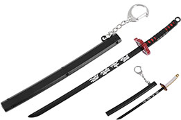 Porta-chaves e abridor de cartas Demon Slayer Flame Katana