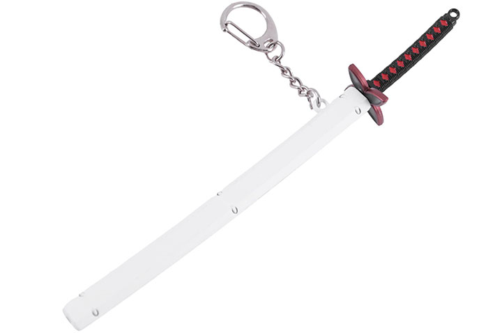 Porta-chaves e abridor de cartas com pétalas Katana Demon Slayer
