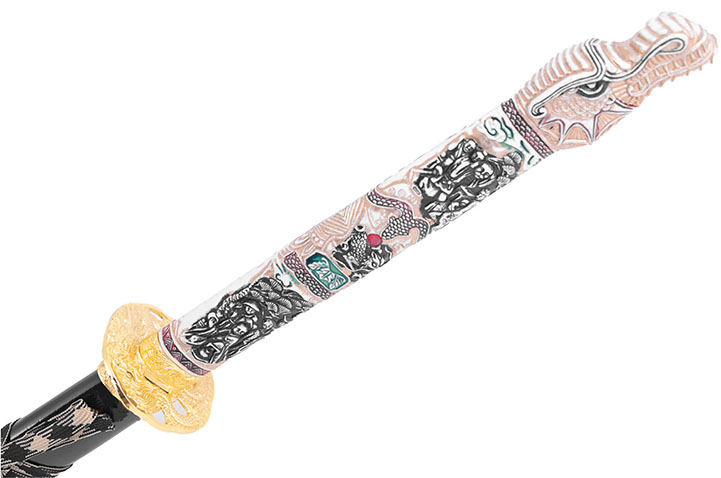 Katana cabeça de Dragão - Não afiada