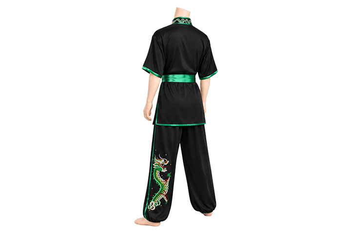 Fato de Chang Quan - Bordado, Dragão Verde