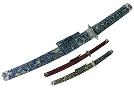 Tanto Ornamental, Flores e Dragão