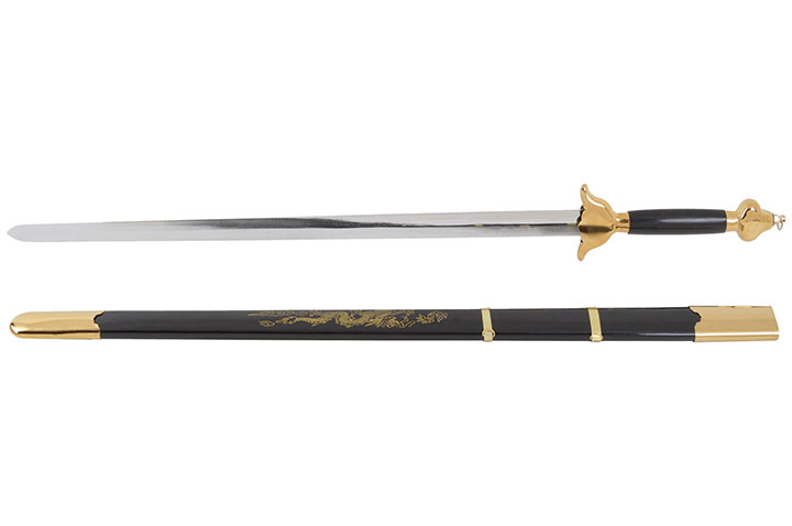 Espada de iniciação, Modelo preto - semi-flexível