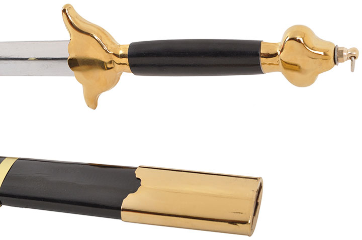 Espada de iniciação, Modelo preto - semi-flexível