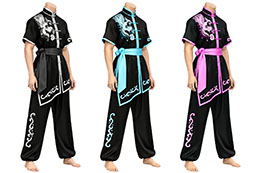 Tenue Chang Quan Noire, Phoenix Brodée