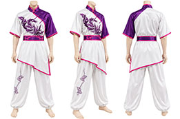 Traje bordado Chang Quan Phoenix Violeta