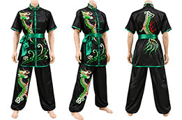 Tenue Chang Quan - Brodée, Dragon Vert
