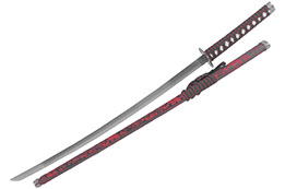 Katana Ornamental, Flores e Dragão