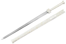 Han Sword, White & Gold - Rigid