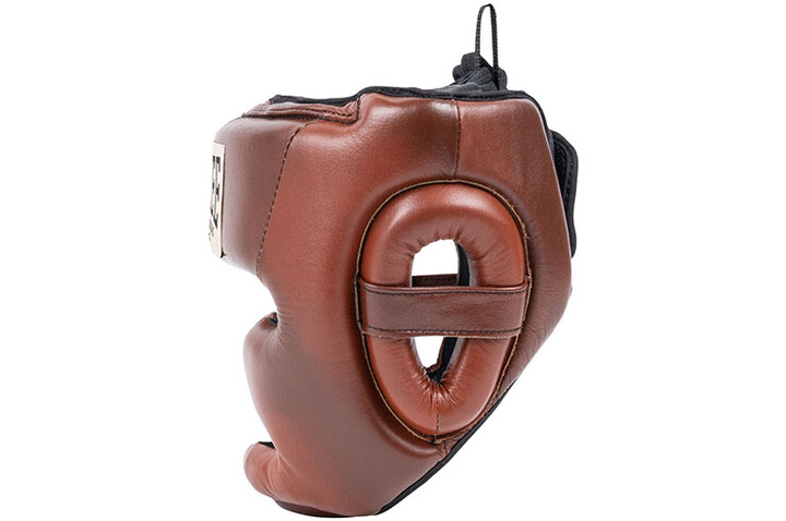 Full-face helmet, Genuine leather - Vintage, Benlee